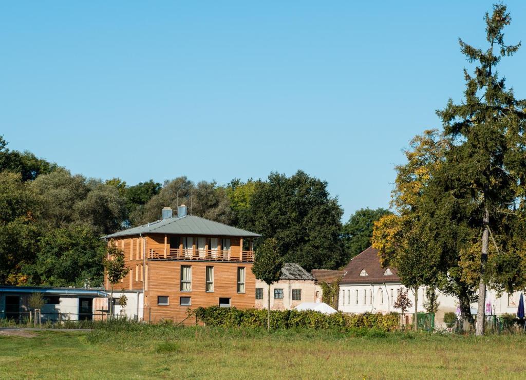 Gaestehaus Am Landgut Schonwalde-Glien Exterior photo